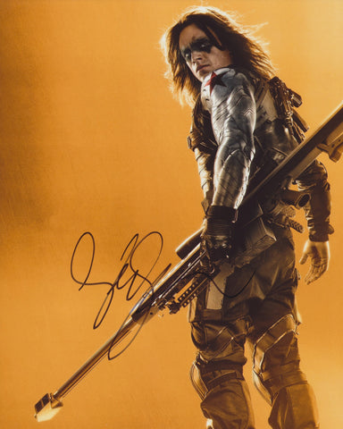 SEBASTIAN STAN SIGNED CAPTAIN AMERICA THE WINTER SOLDIER 8X10 PHOTO 7