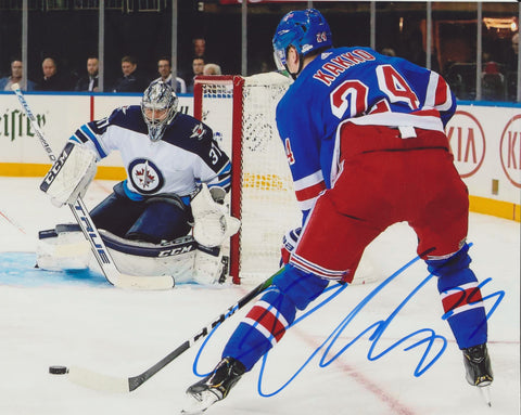 KAAPO KAKKO SIGNED NEW YORK RANGERS 8X10 PHOTO 2