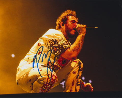 POST MALONE SIGNED 8X10 PHOTO 27