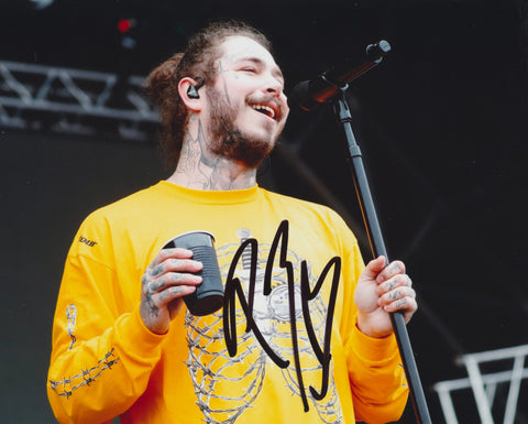 POST MALONE SIGNED 8X10 PHOTO 13