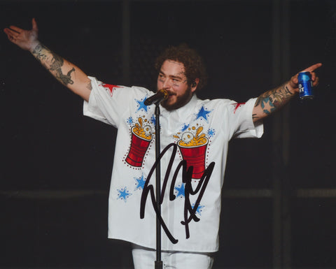 POST MALONE SIGNED 8X10 PHOTO 19