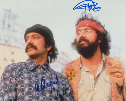 CHEECH AND CHONG SIGNED 8X10 PHOTO 8