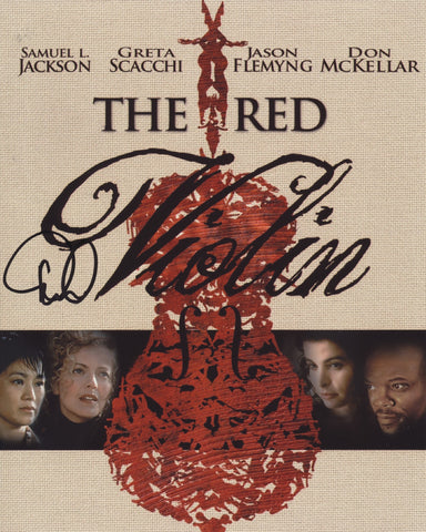 FRANCOIS GIRARD SIGNED THE RED VIOLIN 8X10 PHOTO