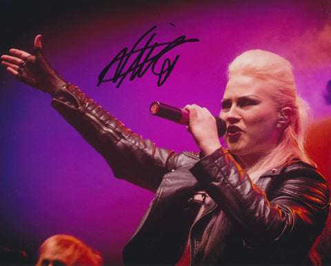 NOORA LOUHIMO SIGNED BATTLE BEAST 8X10 PHOTO 2