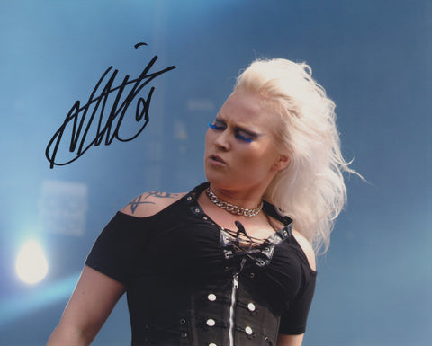 NOORA LOUHIMO SIGNED BATTLE BEAST 8X10 PHOTO 3