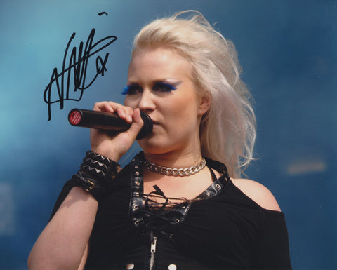 NOORA LOUHIMO SIGNED BATTLE BEAST 8X10 PHOTO 5