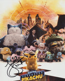 JUSTICE SMITH SIGNED DETECTIVE PIKACHU 8X10 PHOTO 7