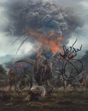 JUSTICE SMITH SIGNED JURASSIC WORLD: FALLEN KINGDOM 8X10 PHOTO