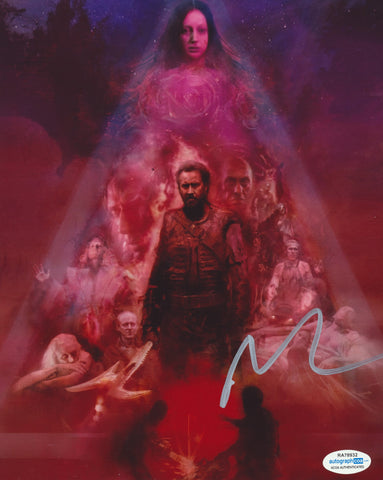 NICOLAS CAGE SIGNED MANDY 8X10 PHOTO ACOA 2