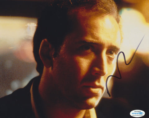 NICOLAS CAGE SIGNED LEAVING LAS VEGAS 8X10 PHOTO ACOA