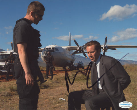 NICOLAS CAGE SIGNED LORD OF WAR 8X10 PHOTO ACOA 2