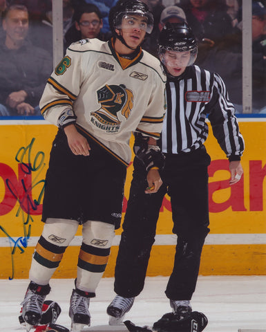 ANDREA ATHANASIOU SIGNED LONDON KNIGHTS 8X10 PHOTO