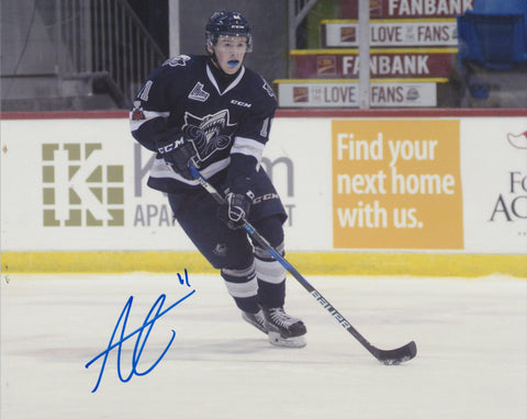 ALEXIS LAFRENIERE SIGNED RIMOUSKI OCEANIC 8X10 PHOTO 5