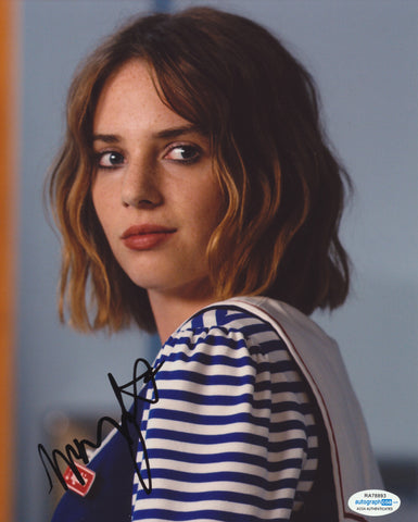 MAYA HAWKE SIGNED STRANGER THINGS 8X10 PHOTO ACOA
