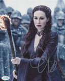 CARICE VAN HOUTEN SIGNED GAME OF THRONES 8X10 PHOTO ACOA 2