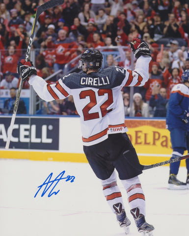 ANTHONY CIRELLI SIGNED TEAM CANADA 8X10 PHOTO 3