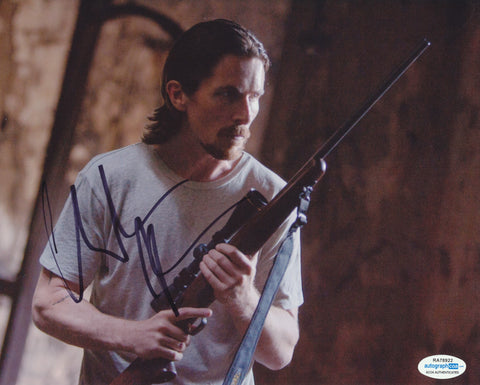 CHRISTIAN BALE SIGNED OUT OF THE FURNACE 8X10 PHOTO ACOA