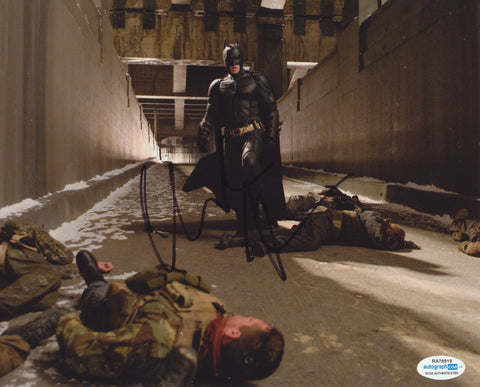 CHRISTIAN BALE THE DARK KNIGHT BATMAN 8X10 PHOTO ACOA