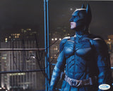 CHRISTIAN BALE THE DARK KNIGHT BATMAN 8X10 PHOTO ACOA 2