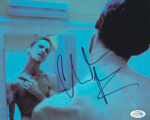 CHRISTIAN BALE SIGNED THE MACHINIST 8X10 PHOTO ACOA