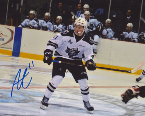 ALEXIS LAFRENIERE SIGNED RIMOUSKI OCEANIC 8X10 PHOTO 7