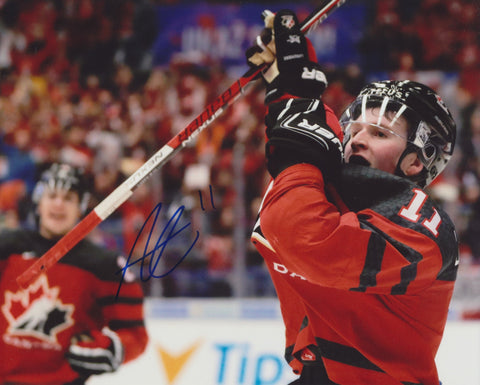 ALEXIS LAFRENIERE SIGNED TEAM CANADA 2020 WORLD JUNIORS 8X10 PHOTO