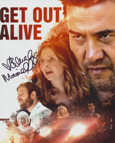 BEVERLEY MITCHELL SIGNED GET OUT ALIVE 8X10 PHOTO