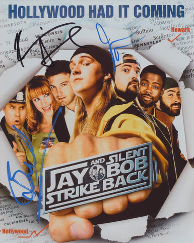 JAY AND SILENT BOB STRIKE BACK CAST SIGNED 8X10 PHOTO