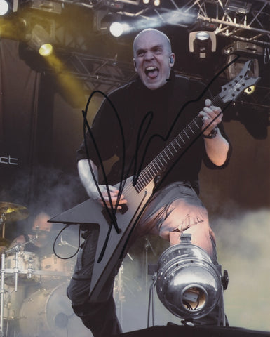 DEVIN TOWNSEND SIGNED 8X10 PHOTO 3