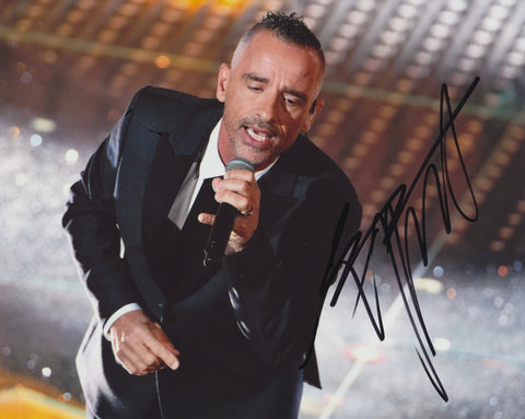 EROS RAMAZZOTTI SIGNED 8X10 PHOTO 3