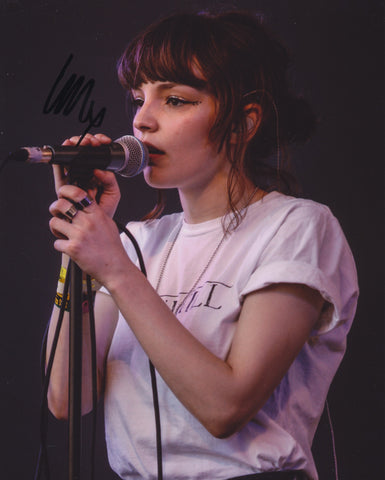 LAUREN MAYBERRY SIGNED CHVRCHES 8X10 PHOTO 2