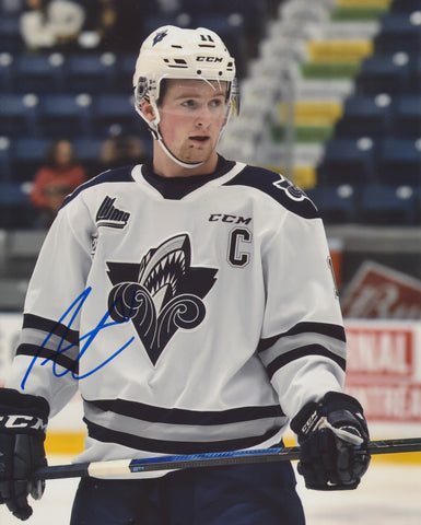 ALEXIS LAFRENIERE SIGNED RIMOUSKI OCEANIC 8X10 PHOTO 9