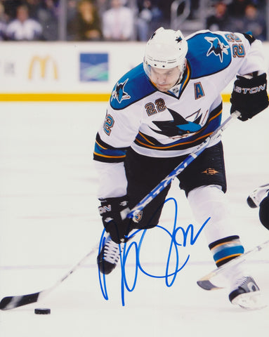 DAN BOYLE SIGNED SAN JOSE SHARKS 8X10 PHOTO 2