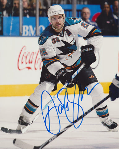 DAN BOYLE SIGNED SAN JOSE SHARKS 8X10 PHOTO 3