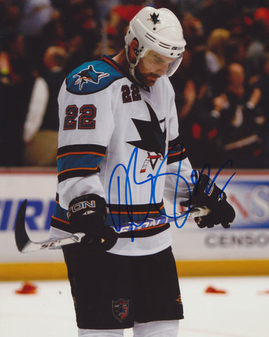 DAN BOYLE SIGNED SAN JOSE SHARKS 8X10 PHOTO 4