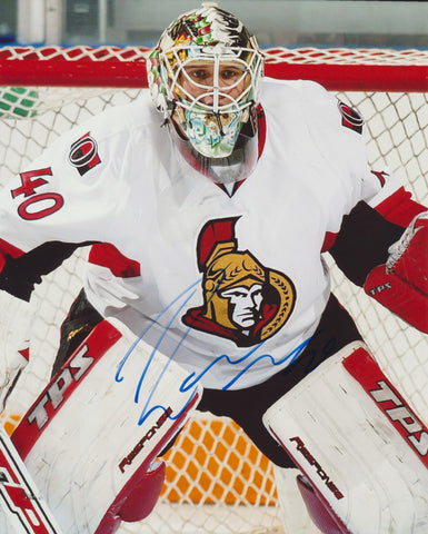 ROBIN LEHNER SIGNED OTTAWA SENATORS 8X10 PHOTO 5