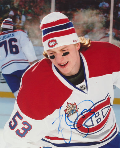 RYAN WHITE SIGNED MONTREAL CANADIENS 8X10 PHOTO