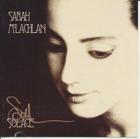 SARAH MCLACHLAN SIGNED SOLACE CD COVER