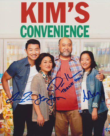 KIM'S CONVENIENCE CAST SIGNED 8X10 PHOTO 2