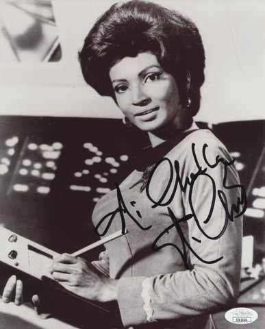 NICHELLE NICHOLS SIGNED STAR TREK 8X10 PHOTO JSA