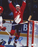 WAYNE GRETZKY SIGNED TEAM CANADA 8X10 PHOTO JSA