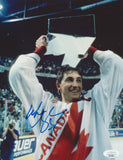 WAYNE GRETZKY SIGNED TEAM CANADA 8X10 PHOTO 2 JSA