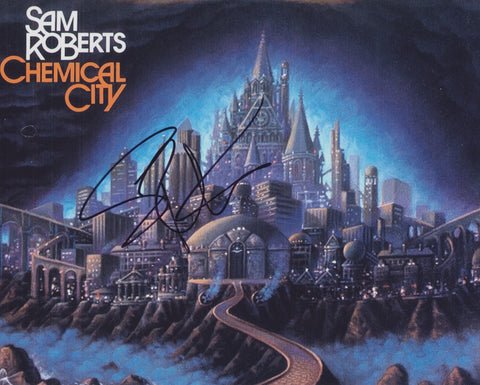 SAM ROBERTS SIGNED CHEMICAL CITY 8X10 PHOTO