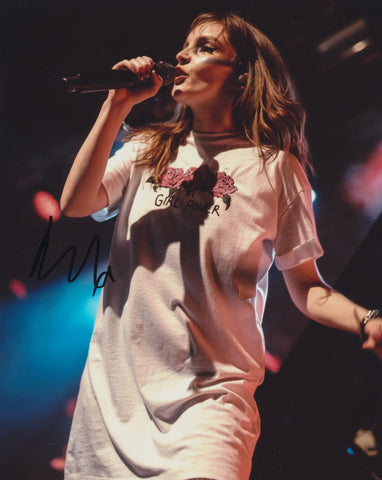 LAUREN MAYBERRY SIGNED CHVRCHES 8X10 PHOTO