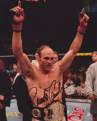 RANDY COUTURE SIGNED UFC 8X10 PHOTO 2
