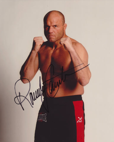 RANDY COUTURE SIGNED UFC 8X10 PHOTO 3
