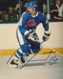 MICHEL GOULET SIGNED QUEBEC NORDIQUES 8X10 PHOTO