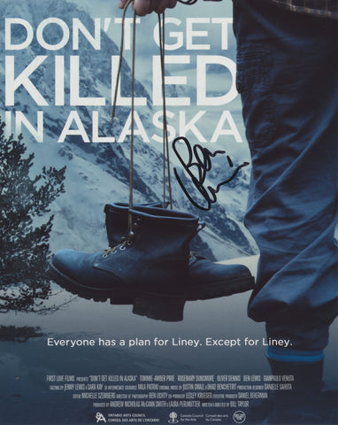 BEN LEWIS SIGNED DON'T GET KILLED IN ALASKA 8X10 PHOTO