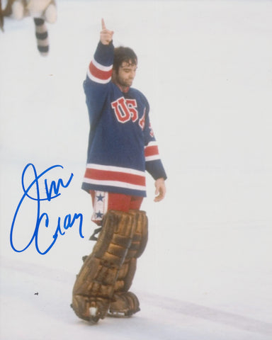 JIM CRAIG SIGNED TEAM USA 1980 OLYMPICS MIRACLE ON ICE 8X10 PHOTO