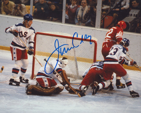 JIM CRAIG SIGNED TEAM USA 1980 OLYMPICS MIRACLE ON ICE 8X10 PHOTO 4